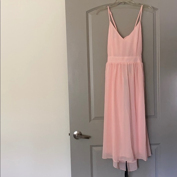 chiffon midi skater dress